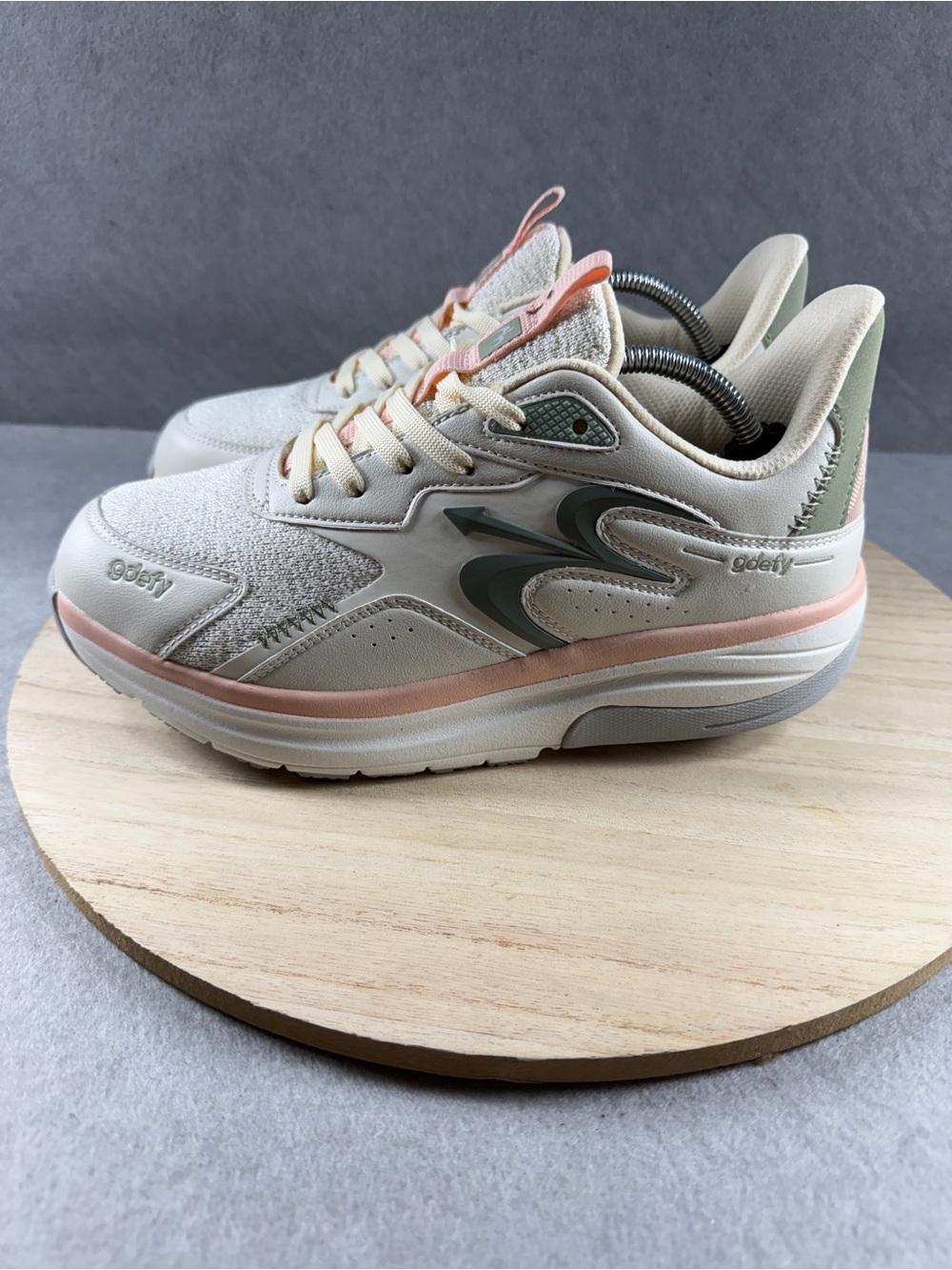 Gravity Defyer Gdefy Energiya Cream Pink Walking Shoe Size 8 - Picture 3 of 9